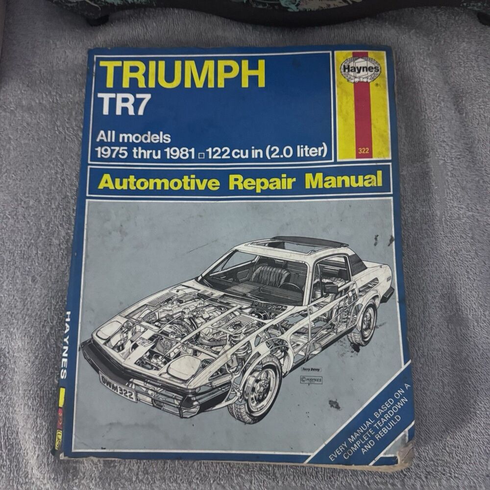 Triumph TR7 Haynes Workshop Manual 1975 thru 1981
